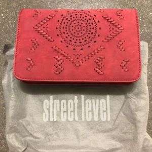 NWT Anthropologie Evangeline Perforated Crossbody